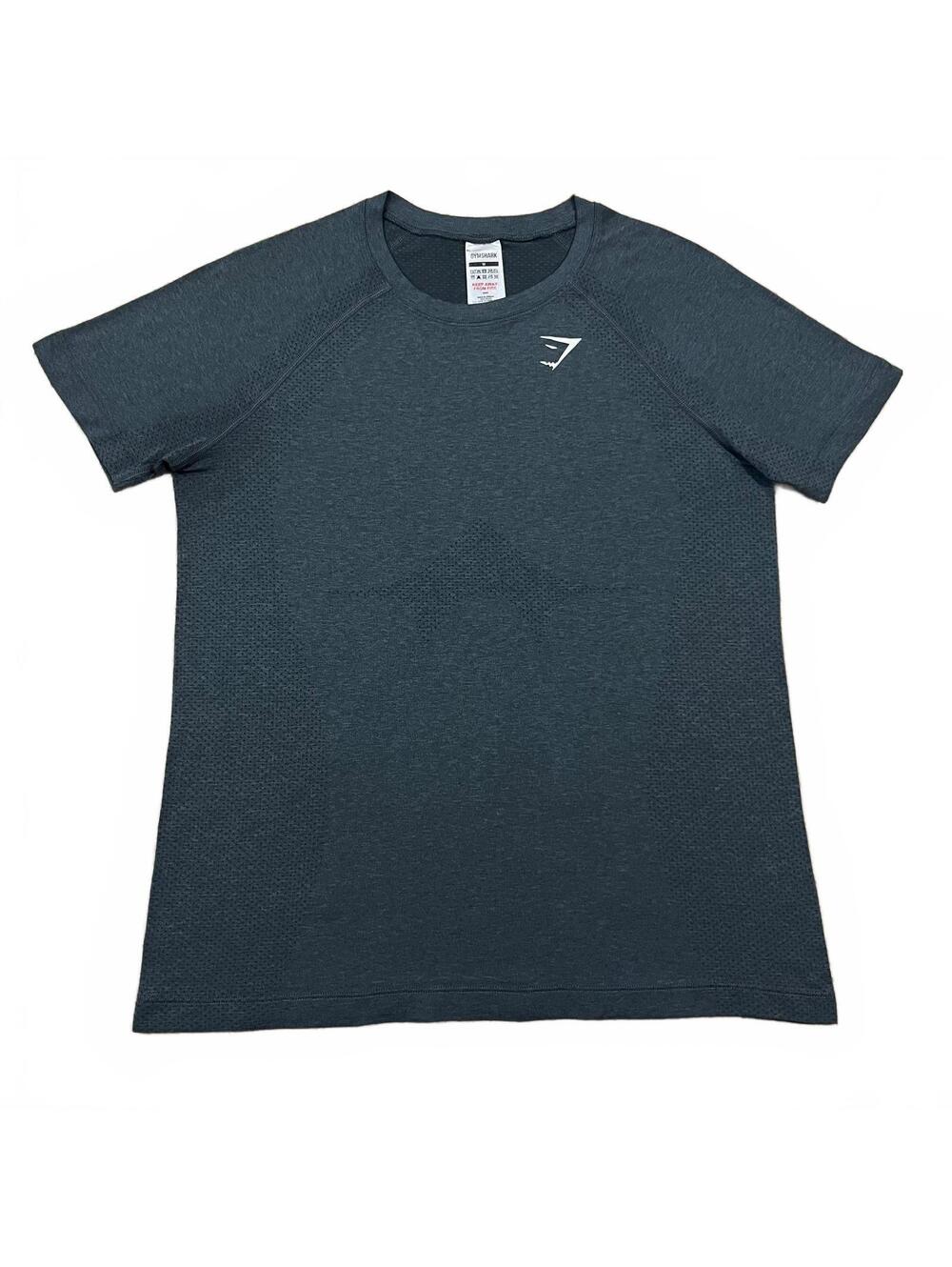 Gymshark Womens Vital Seamless 2.0 Light T Shirt Gray Size Medium